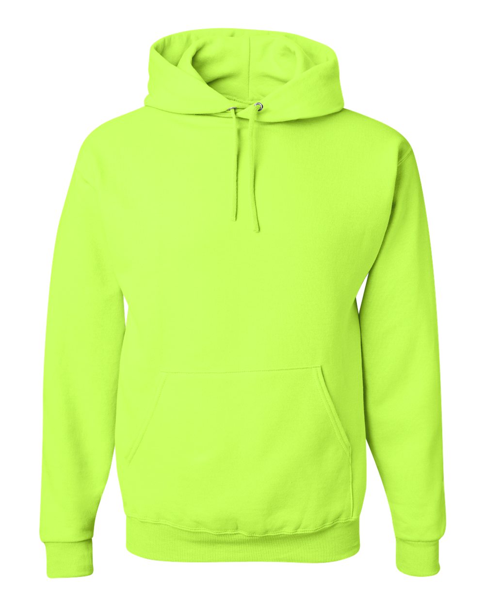 Customizable Safety Green Hooded Sweatshirt