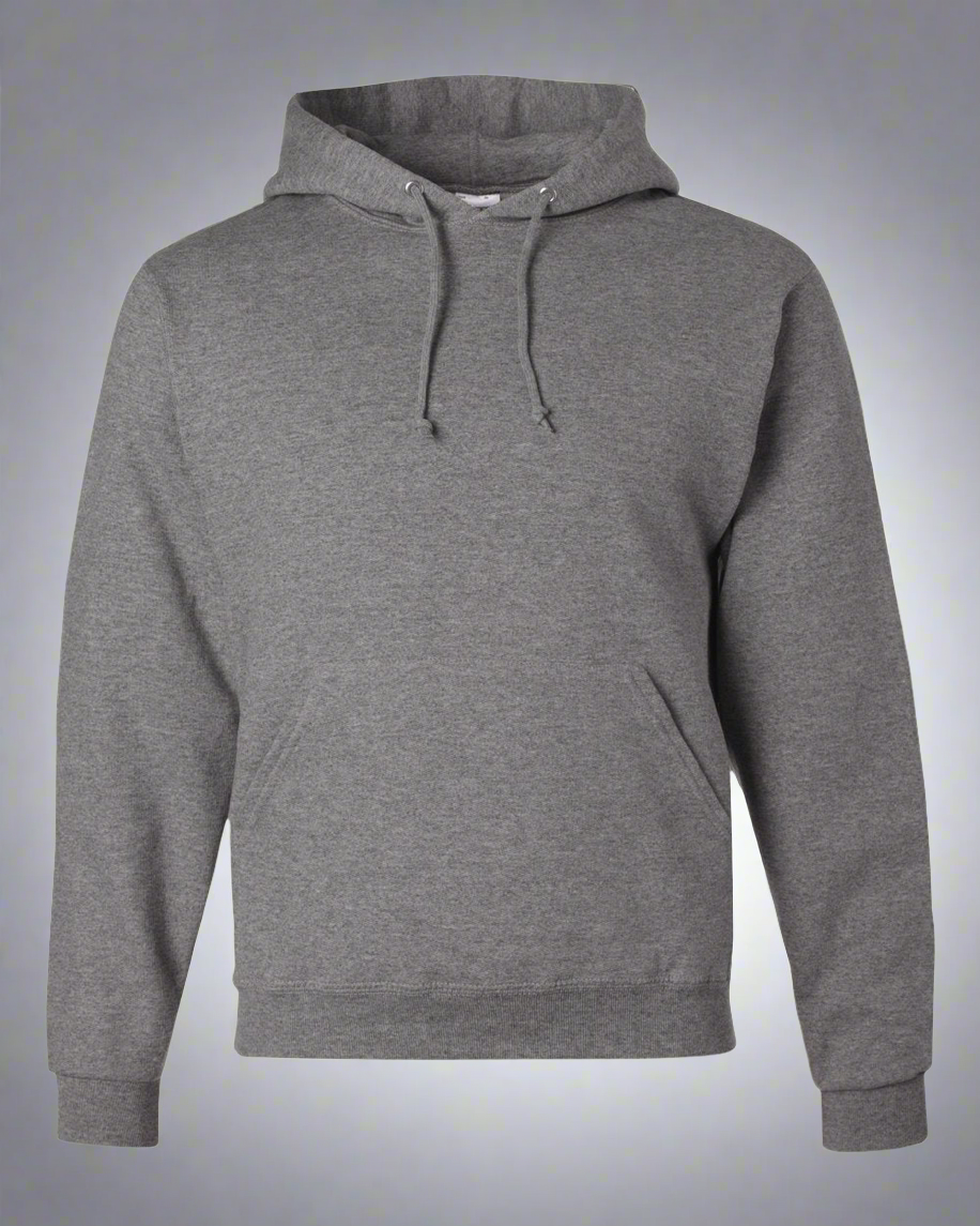 Customizable Oxford Gray Hooded Sweatshirt