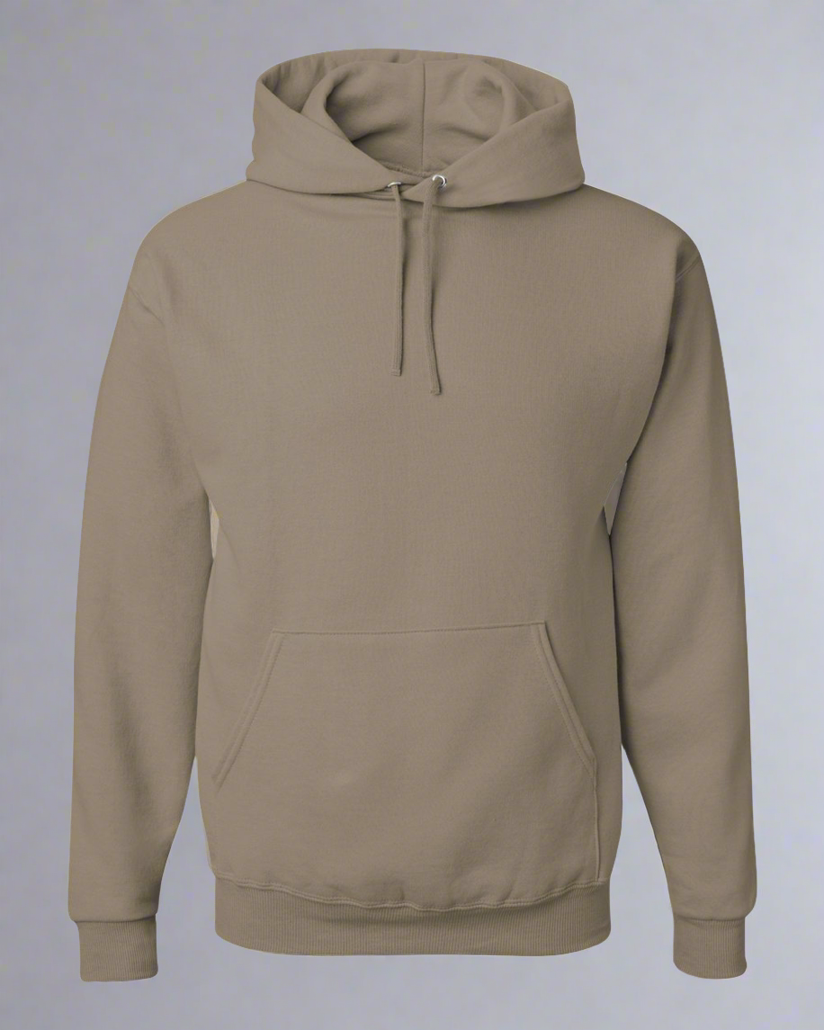 Customizable Khaki Hooded Sweatshirt