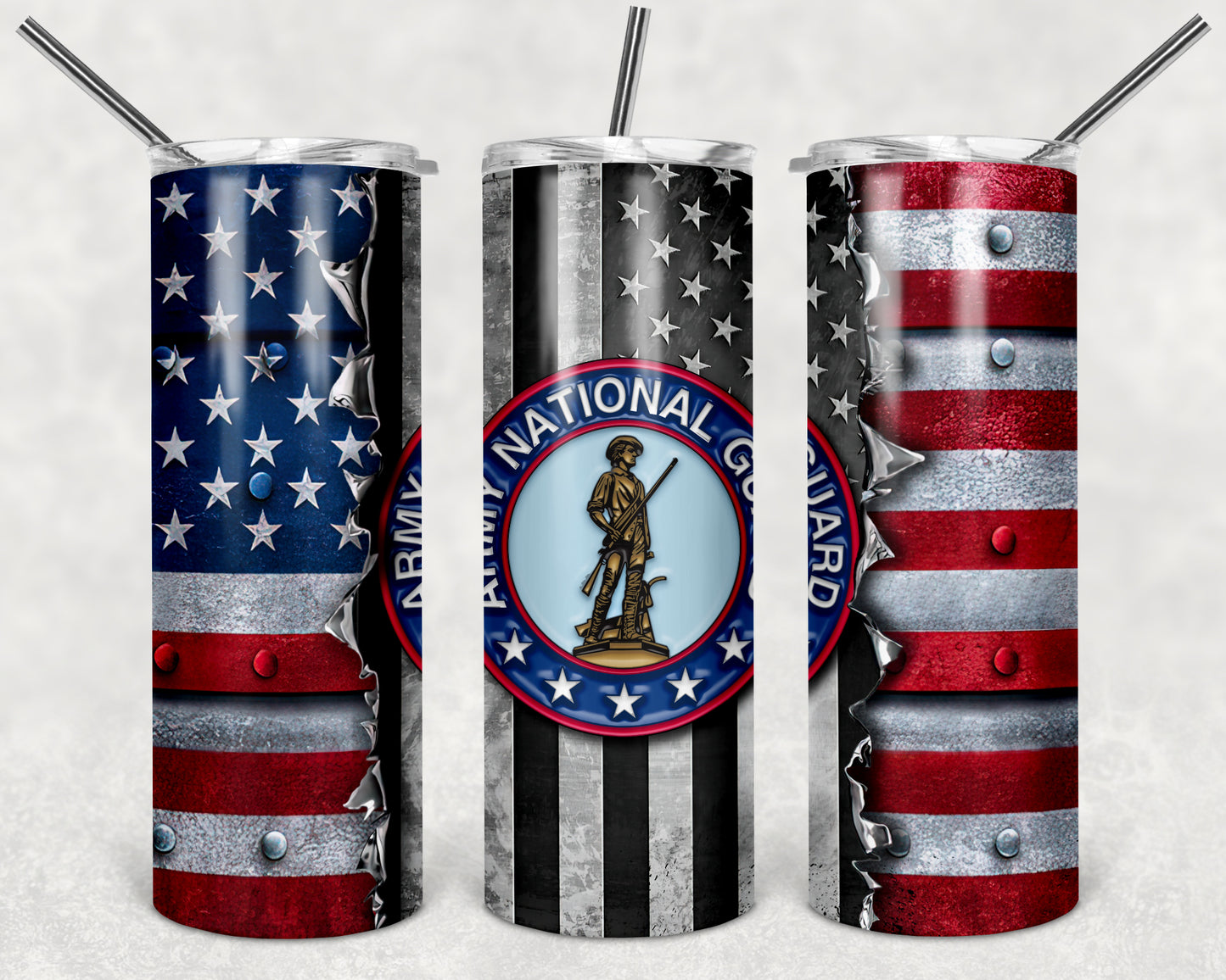 Customizable National Guard 20oz Tumbler