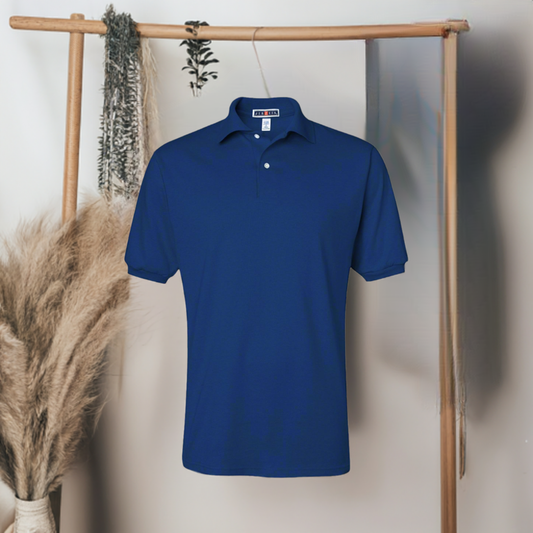 Customizable Royal Blue Polo Shirt