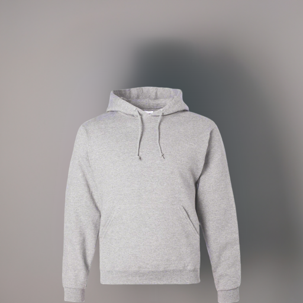 Customizable Ash Hooded Sweatshirt