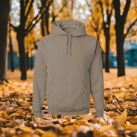 Customizable Khaki Hooded Sweatshirt