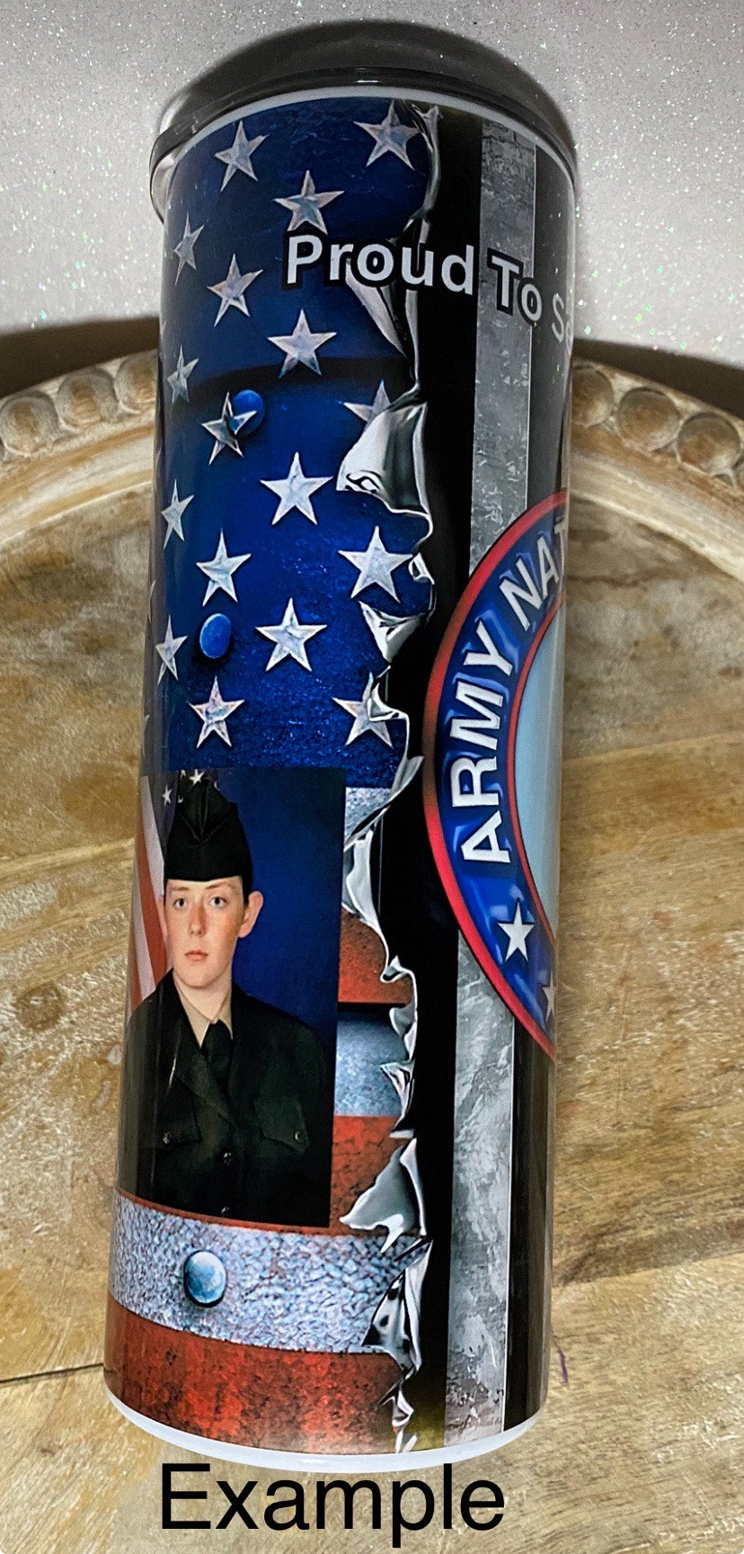 Customizable National Guard 20oz Tumbler