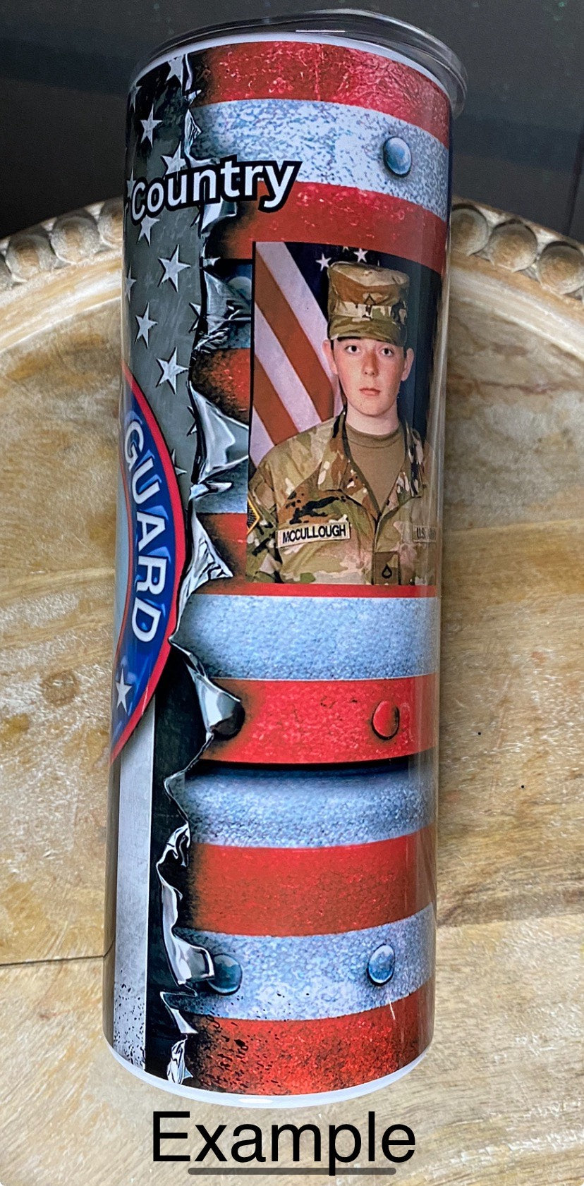 Customizable National Guard 20oz Tumbler