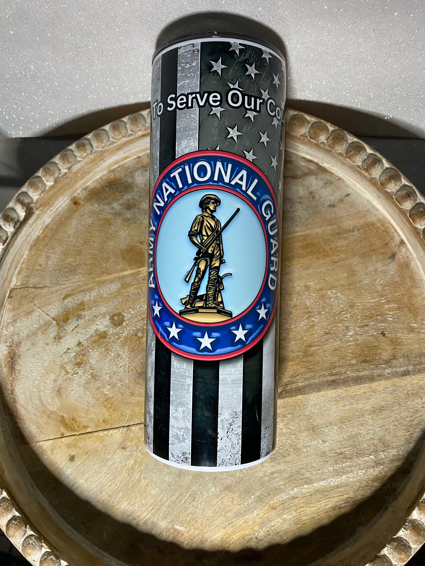 Customizable National Guard 20oz Tumbler